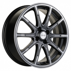Khomen 1707 6,5x17 4*100 Et:43 Dia:60,1 Black-FP